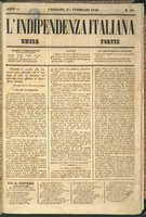 Giorn.0048-1^-^^-^Indipendenza italiana, L'.^187   1849-02-27_[p.1] -- A. 1, p.191 [=189].jpeg
