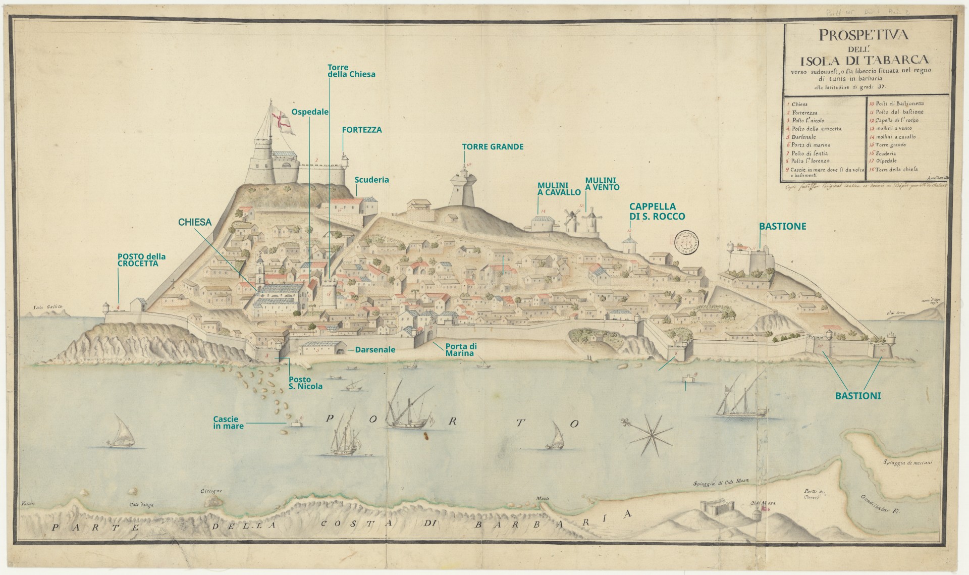 Prospetiva dell' Isola di Tabarca