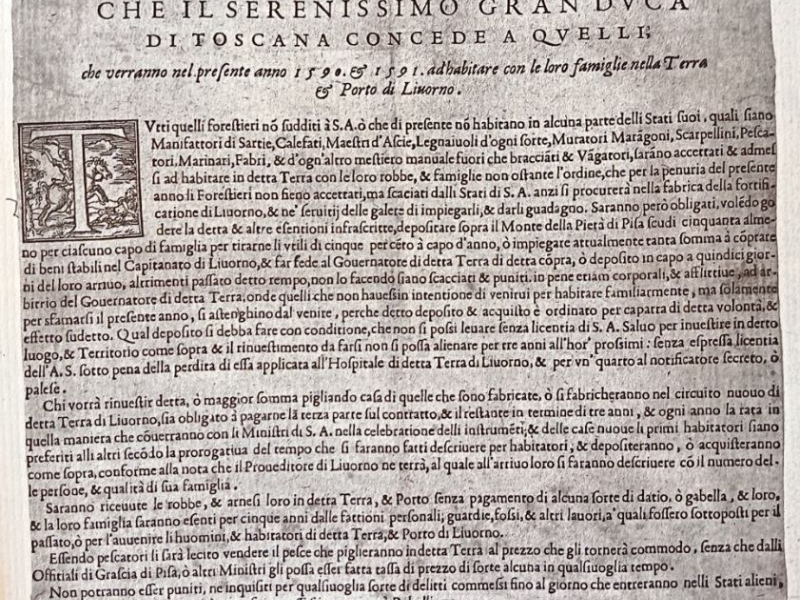 Bandi per popolare Livorno