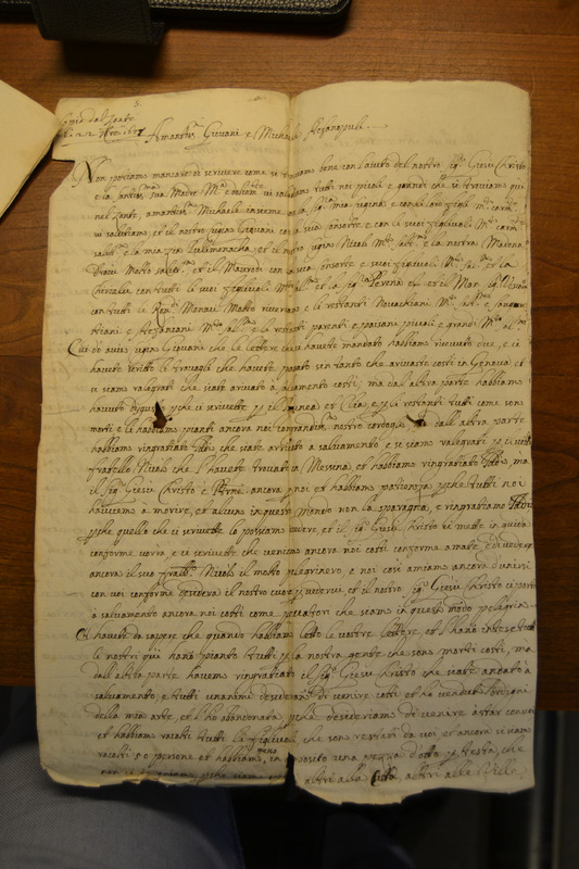 Lettera di maniotti da Zante